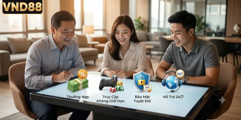 Các ưu điểm hấp dẫn khi đăng ký thành viên